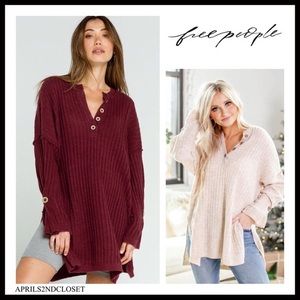FREE PEOPLE BOHO FLOWY PULLOVER TUNIC TOP A3C